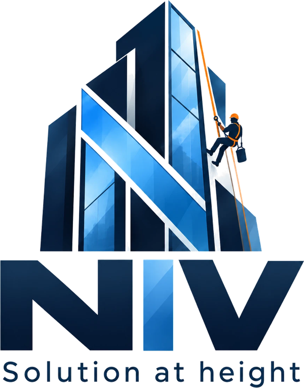 הלוגו של ניב פתרונות בגובה: NIV, Solution at height